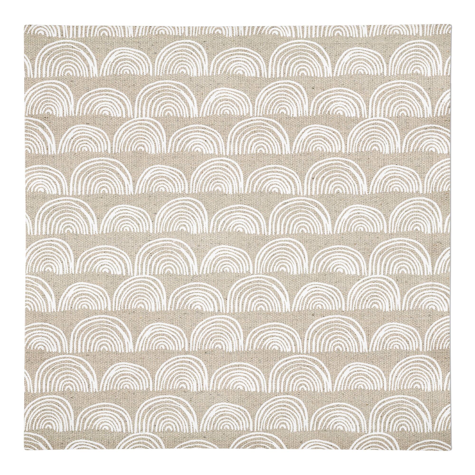 Half Moon Pattern 10" x 10" Cotton Twill Napkin